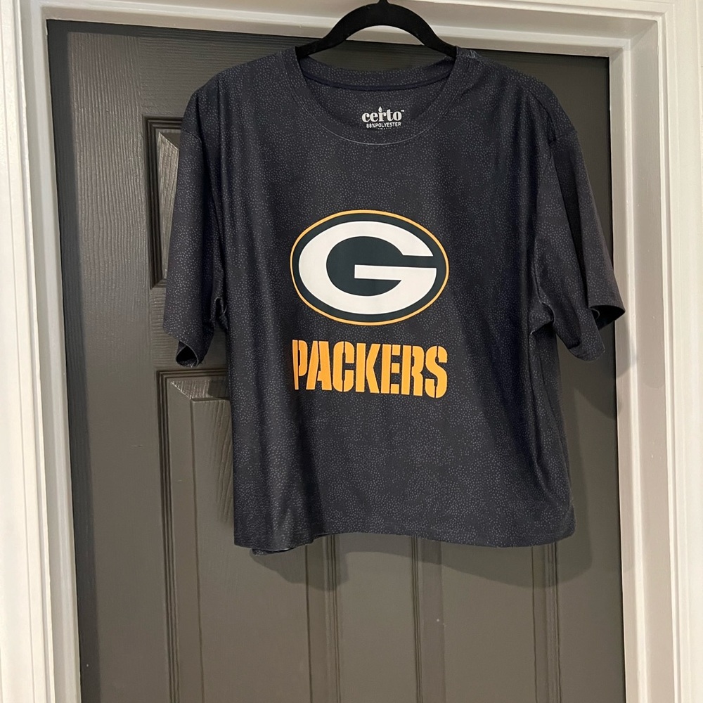 NFL Women’s Green Bay Packer Crop Top Size Large